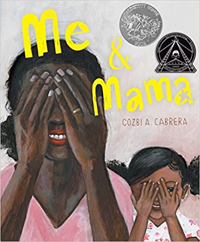 The cover shows a girl and her mama playing peek-a-boo, both wearing shades of pink. The little girl is "peeking" out from behind her hands with a little grin on her face, but the mama's eyes are completely covered although she, too, is smiling.