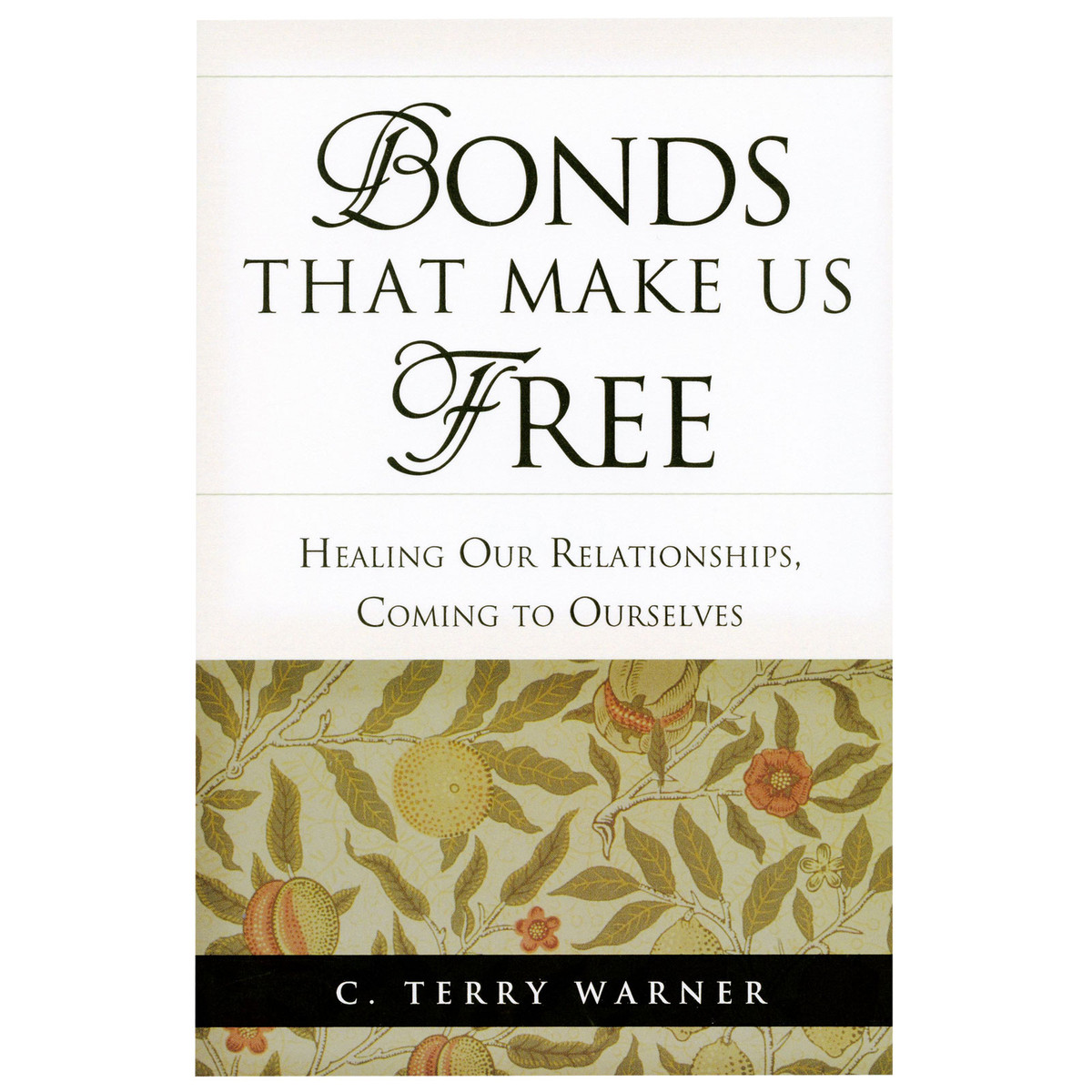 The title with scripted capitals appears above a floral pattern.