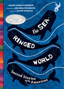 The book cover shows four whales in dark-blue silhouette, facing in opposite directions against a lighter blue ocean background. One whale is emitting a breath, which turns into a long white line that connects all four of them together. The title and subtitle of the book are inscribed in white across their bodies.