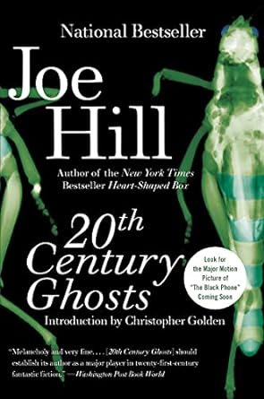 The book cover has glowing images of two bugs in iridescent green and blue against a black background.
