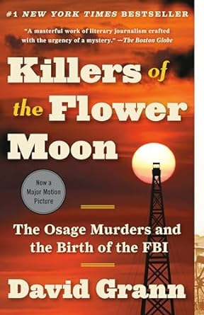 The book cover depicts an oil rig against the background of a setting sun and an orange sky.