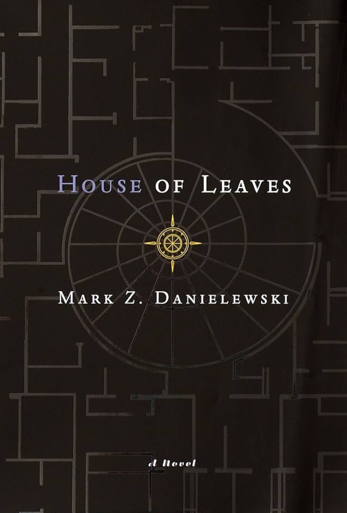 The book cover depicts a compass against a black background that has a spiral and a maze.